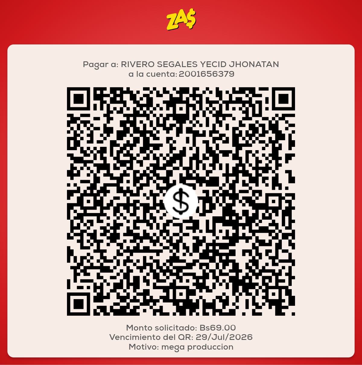 Código QR de Pago